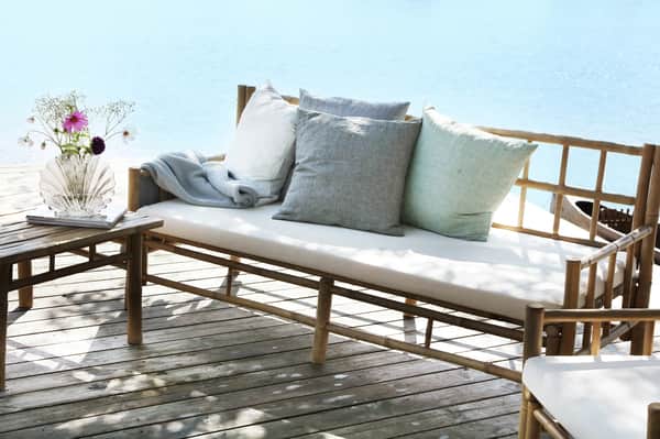  Bambus Sofa - 3 Pers.