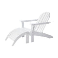  Adirondack Loungestol M. Fodskammel
