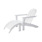  Adirondack Loungestol M. Fodskammel