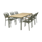  Toscana Verona Havemøbelsæt - 1 Bord Og 6 Stole