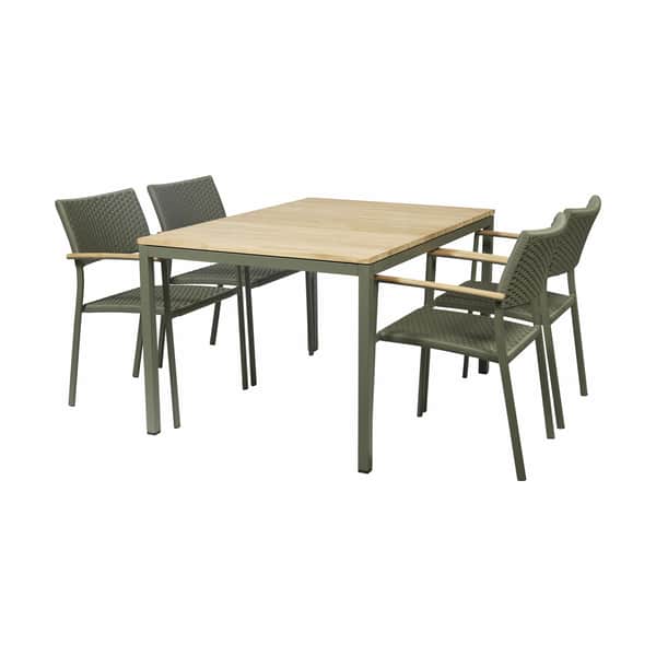  Toscana Siena Havemøbelsæt - 1 Bord Og 4 Stole