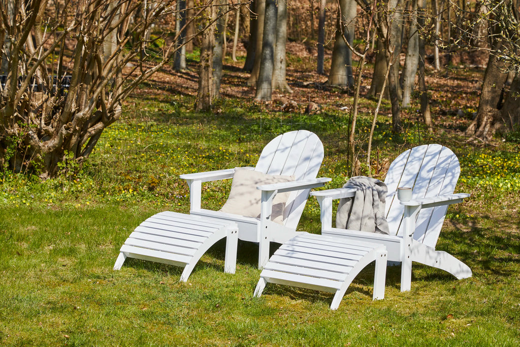  Adirondack Loungestol M. Fodskammel