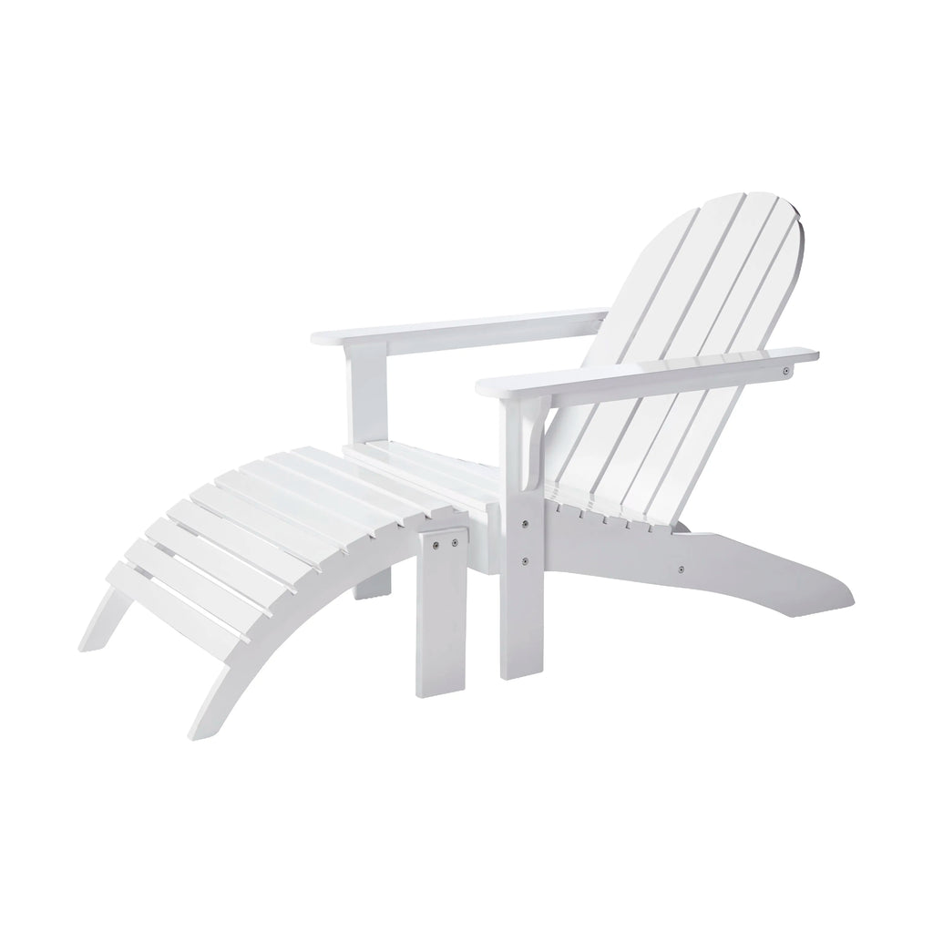  Adirondack Loungestol M. Fodskammel